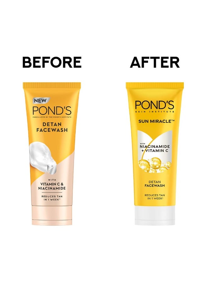 بوندز غسول الوجه من بوندز لإزالة اسمرار البشرة في 7 أيام فقط | يحتوي على فيتامين C والنياسيناميد | غسول وجه مناسب لجميع أنواع البشرة، 100 جرام (عبوة من قطعتين) - Image 2